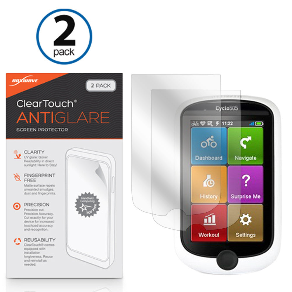 ClearTouch Anti-Glare (2-Pack) - Magellan Cyclo 505 Screen Protector