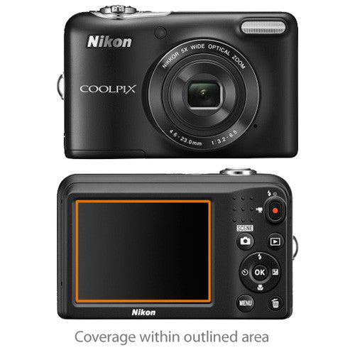 ClearTouch Crystal (2-Pack) - Nikon Coolpix L30 Screen Protector