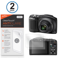 ClearTouch Anti-Glare (2-Pack) - Nikon Coolpix L620 Screen Protector