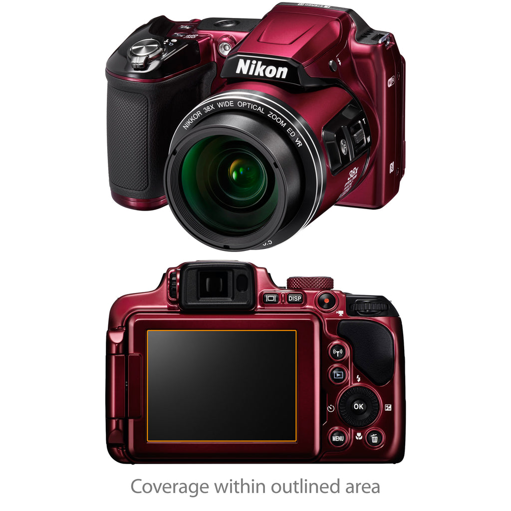 ClearTouch Crystal (2-Pack) - Nikon Coolpix P610 Screen Protector
