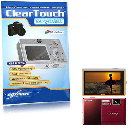 ClearTouch Crystal - Nikon Coolpix S70 Screen Protector