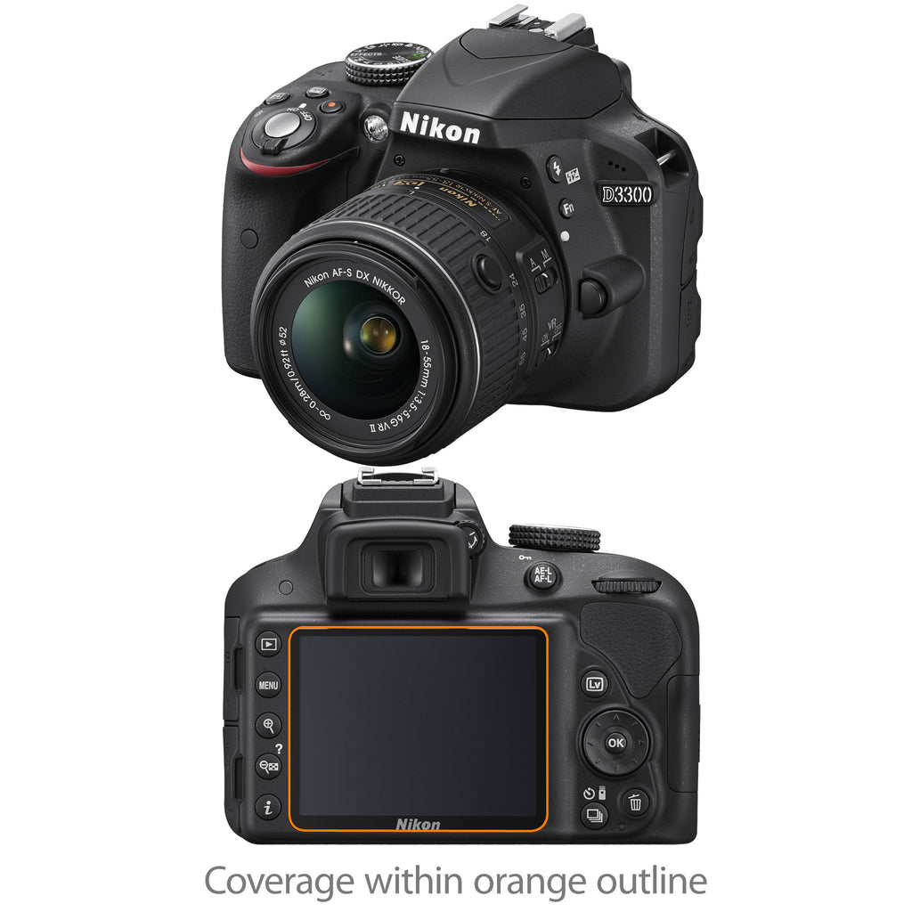 ClearTouch Crystal (2-Pack) - Nikon D3300 Screen Protector