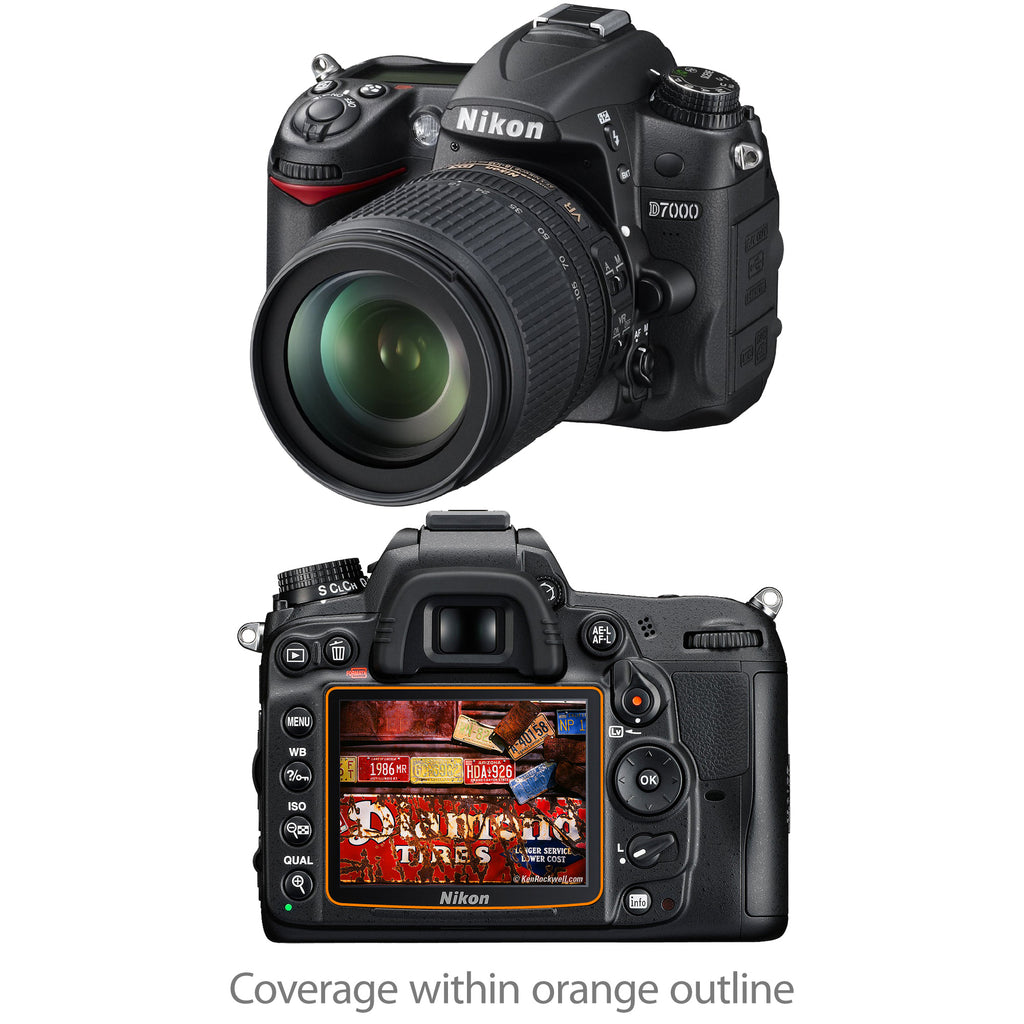 ClearTouch Crystal (2-Pack) - Nikon D7000 Screen Protector