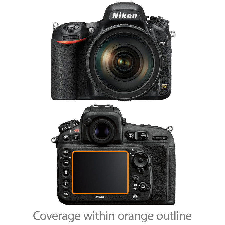 ClearTouch Crystal (2-Pack) - Nikon D750 Screen Protector