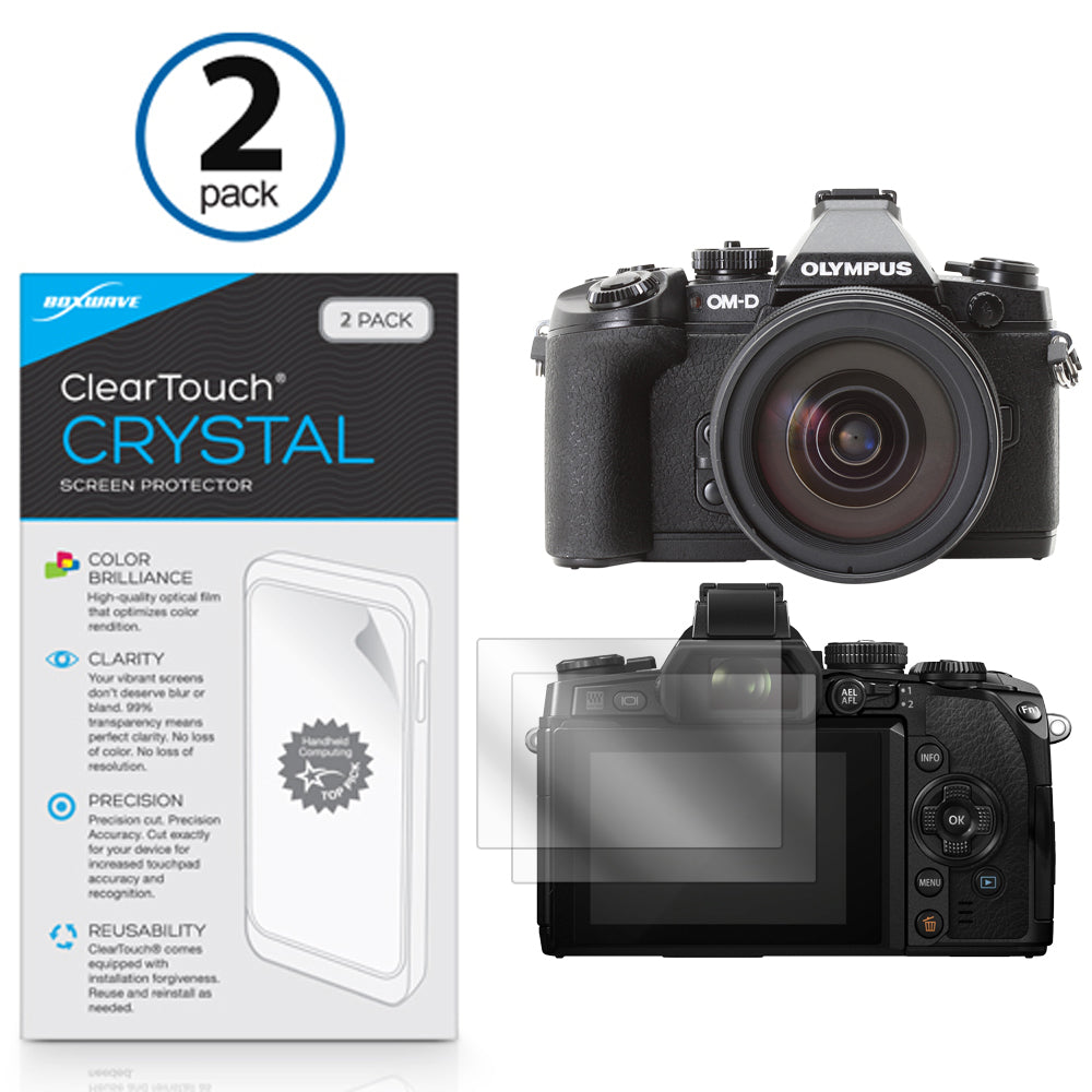 ClearTouch Crystal (2-Pack) - Olympus OM-D E-M1 Screen Protector