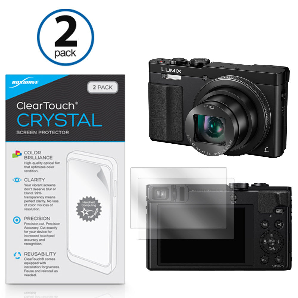 ClearTouch Crystal (2-Pack) - Panasonic Lumix DMC-ZS50 Screen Protector