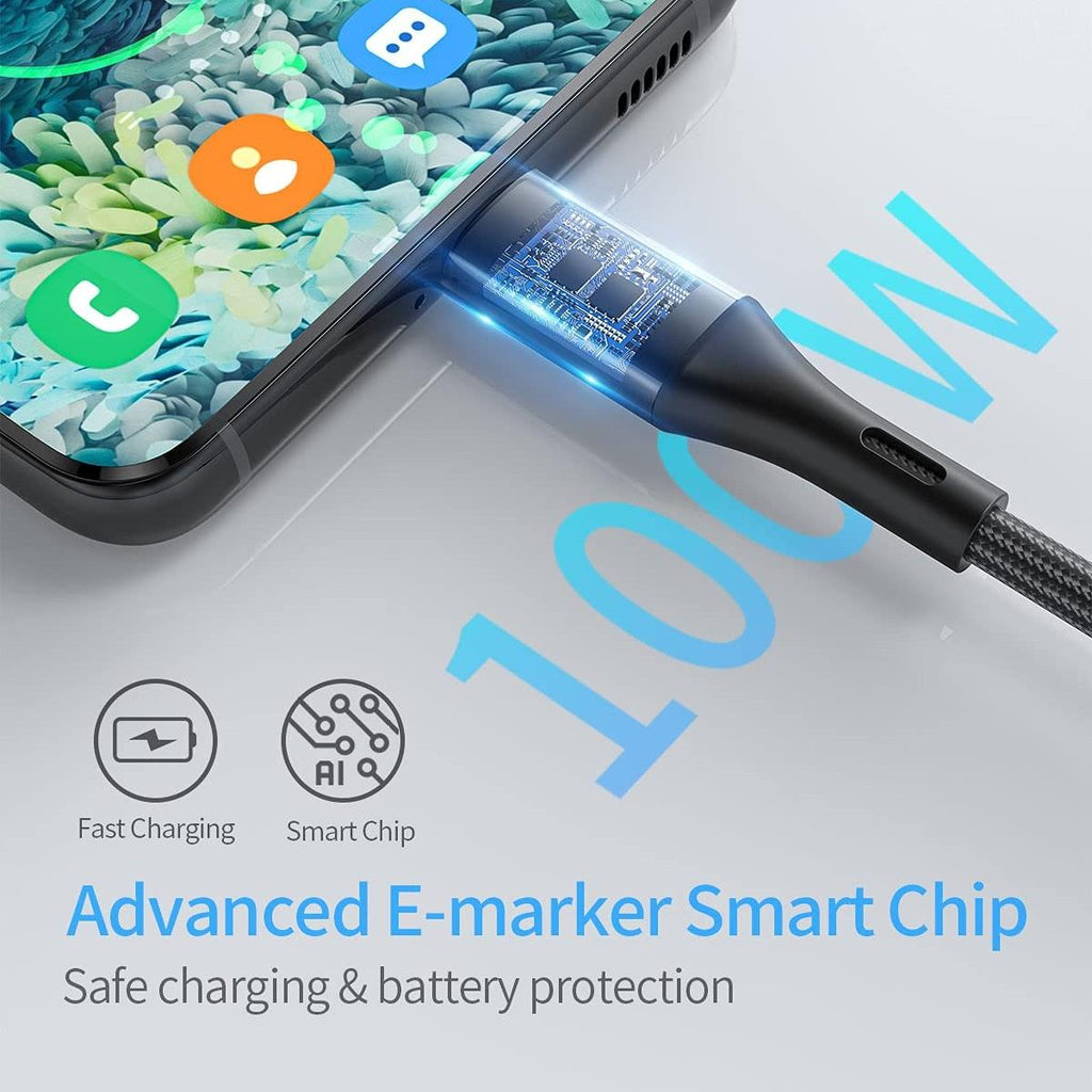 DirectSync PD Cable (10ft) - USB-C to USB-C (100W) - Samsung Galaxy A71 5G Cable