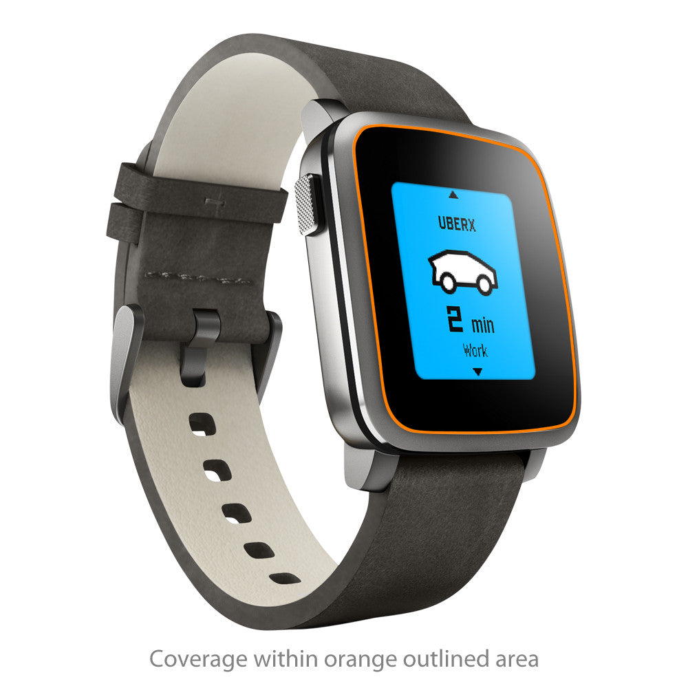 ClearTouch Crystal (2-Pack) - Pebble Time Screen Protector