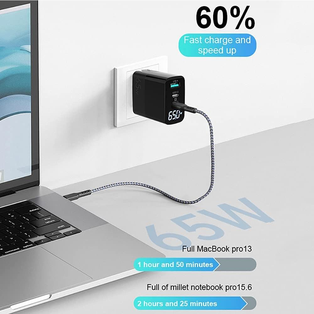PowerDisplay PD Wall Charger (65W) - FujiFilm X-T30 Charger