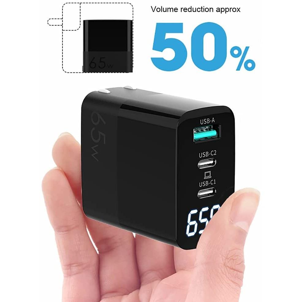 PowerDisplay PD Wall Charger (65W) - Doogee S96 Pro Charger