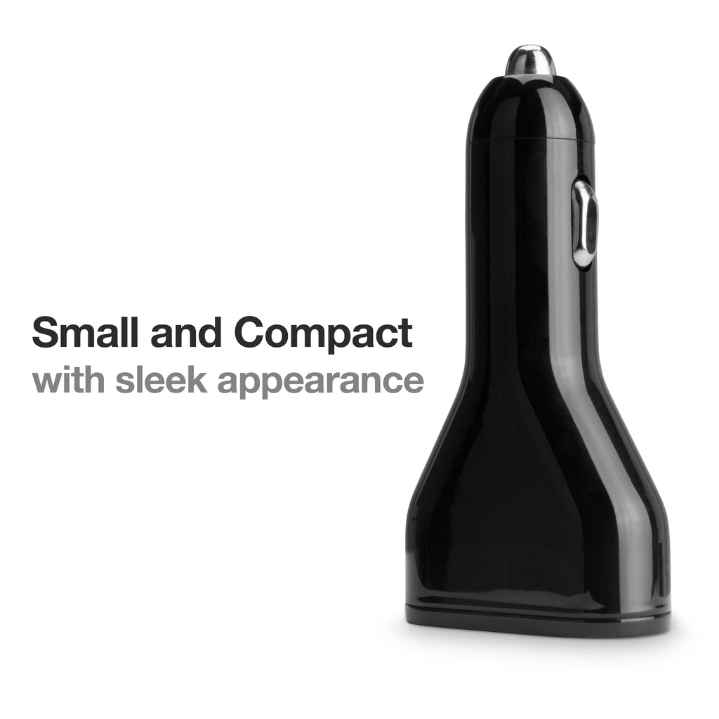 Quad-Port 50W Car Charger with QuickCharge - Apple iPhone XS Max Car Charger