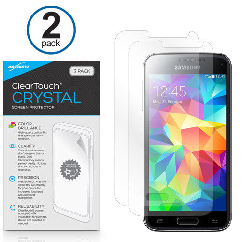ClearTouch Crystal (2-Pack) - Samsung Galaxy S5 mini Screen Protector
