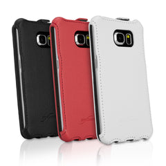 Leather Flip Case - Samsung Galaxy S6 Edge Case