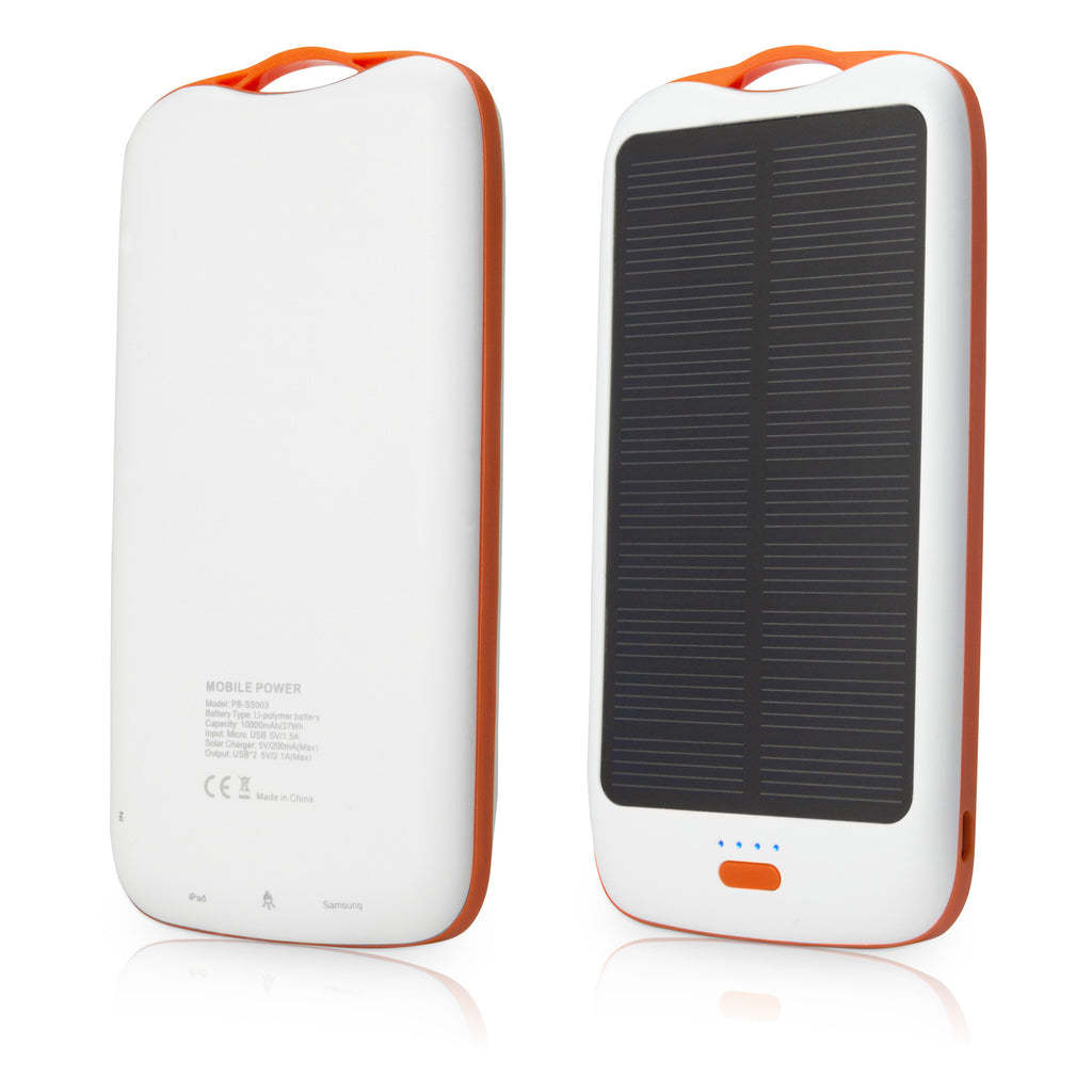 Solar Rejuva PowerPack (10000mAh) - Samsung GALAXY Note (International model N7000) Battery