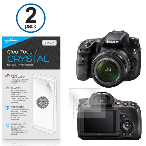 ClearTouch Crystal (2-Pack) - Sony A58 Screen Protector
