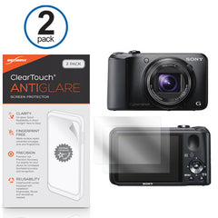 ClearTouch Anti-Glare (2-Pack) - Sony Cybershot DSC-H90 Screen Protector