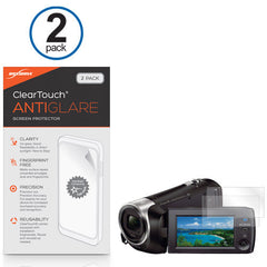 ClearTouch Anti-Glare (2-Pack) - Sony HDR-PJ440 Screen Protector