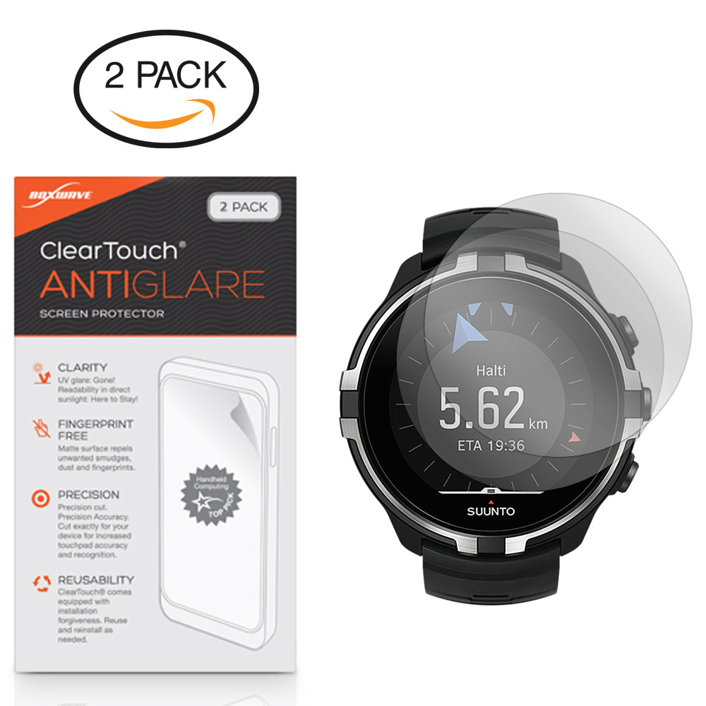 ClearTouch Anti-Glare (2-Pack) - Suunto Spartan Sport Wrist HR Baro Screen Protector