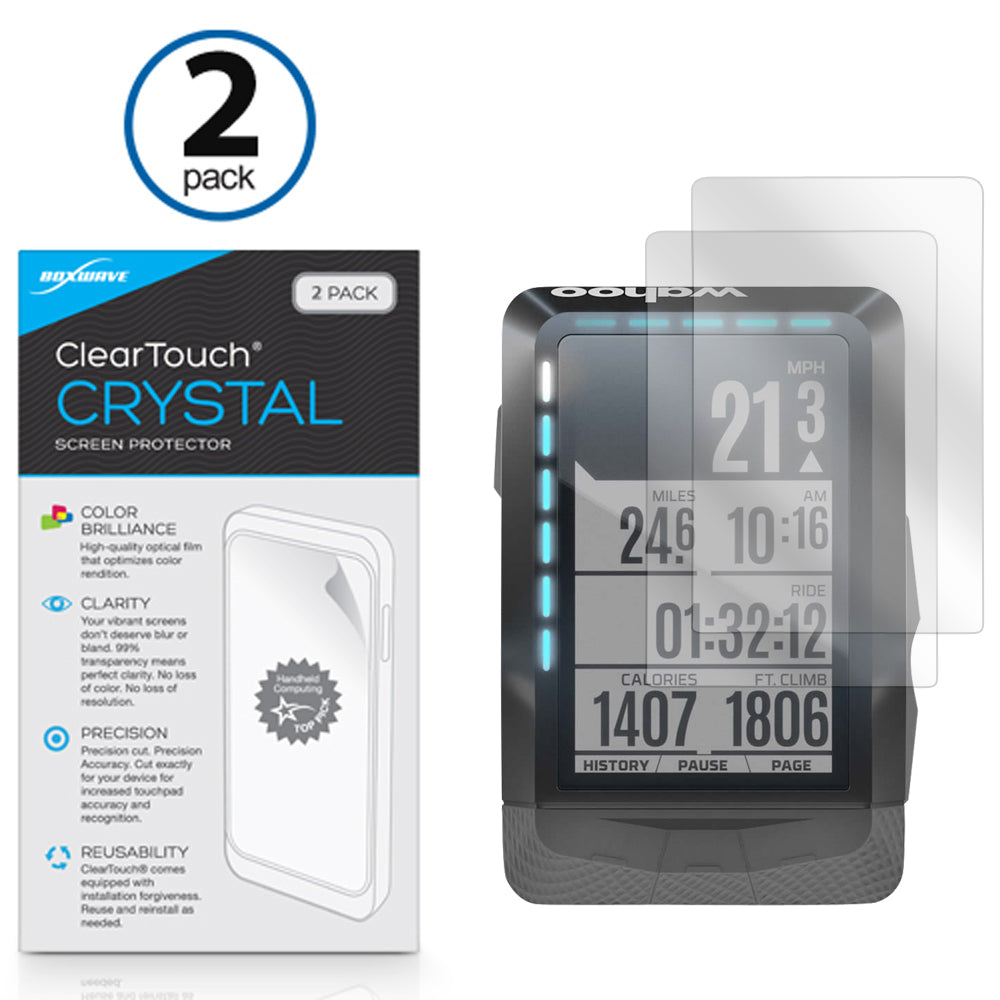 ClearTouch Crystal (2-Pack) - Wahoo ELEMNT Screen Protector