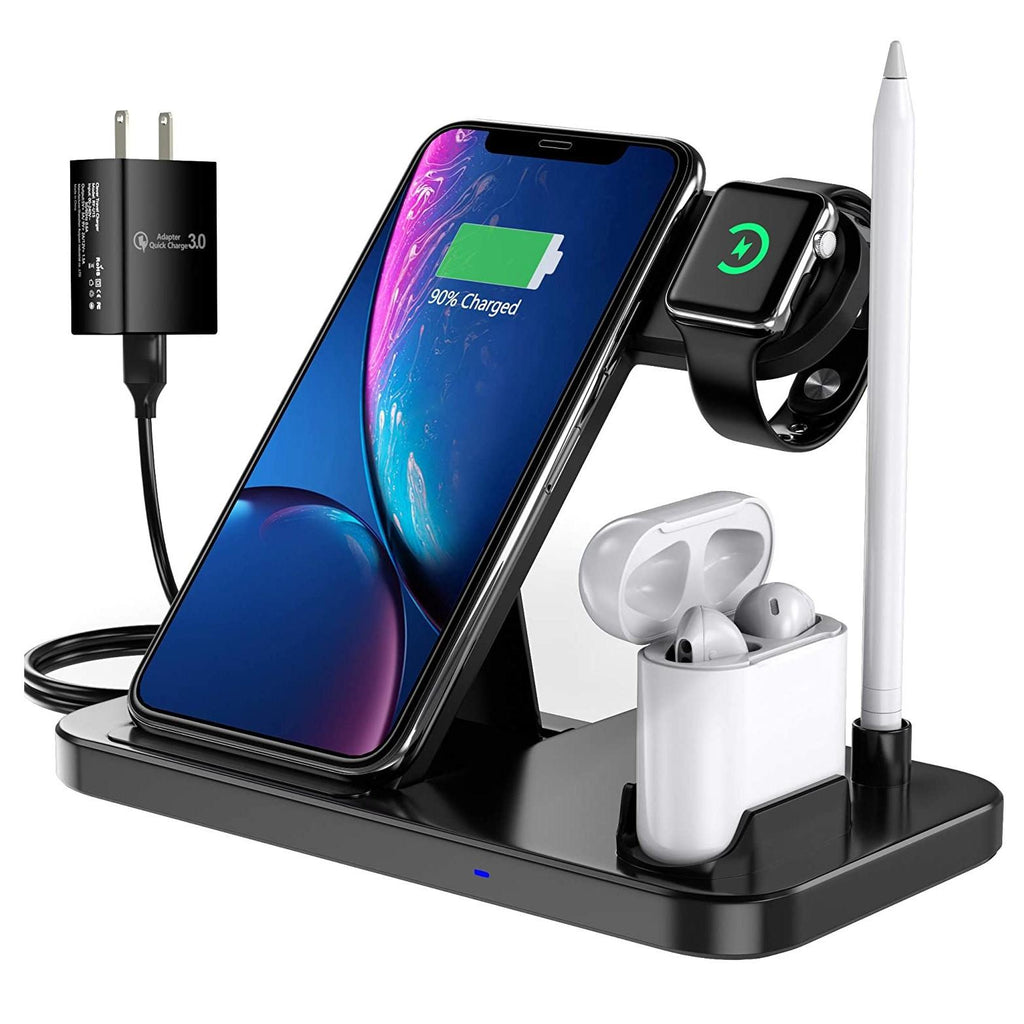 Wireless MultiCharge Desktop Stand - Apple Watch Series 5 Charger